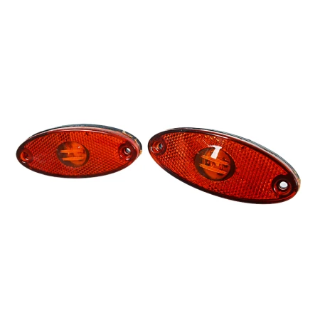 16x Amber/Orange LED Rear Marker Lights – High-Performance Side Marker Lights for 24V Systems