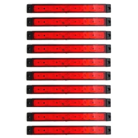 High Quality 10 pcs Rear Marker LED Lights – 24V Red SMD LEDs, Waterproof, Shockproof, Easy Installation. FREE Delivery for UK mainland!