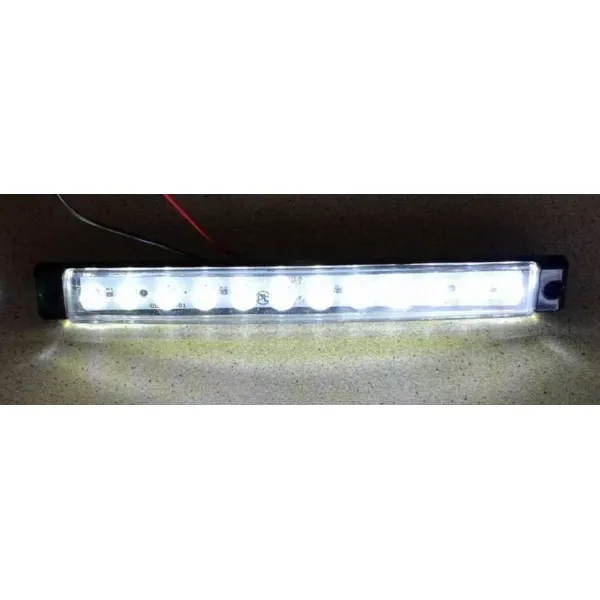High Quality 10 pcs White Marker Lights – 24V 12 SMD LED Side Marker Lamps, Waterproof, Shockproof, Easy Installation. FREE Delivery for UK!