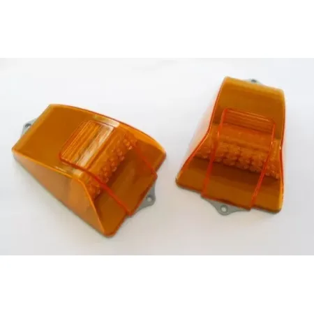 High Quality 2 pcs Amber Marker Lights - 18 LED Side Position Lamps for Motorhomes, Trailers, Campers, and Lorries (12V-24V). FREE Delivery!