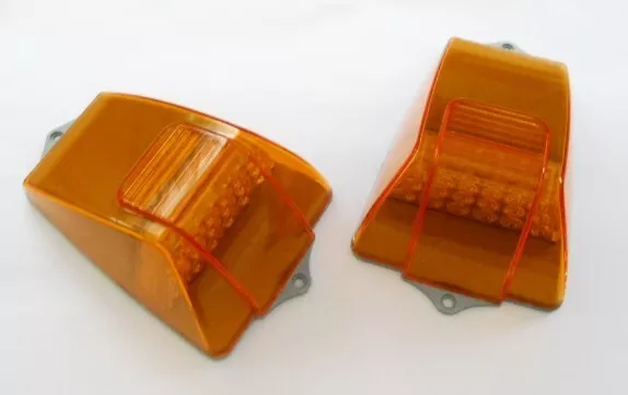 High Quality 2 pcs Amber Marker Lights - 18 LED Side Position Lamps for Motorhomes, Trailers, Campers, and Lorries (12V-24V). FREE Delivery!