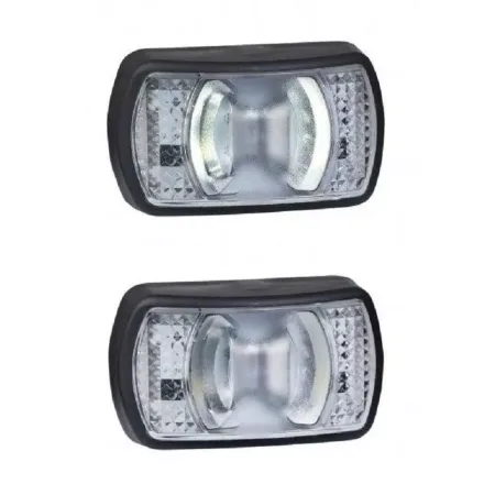 2 pcs LED Front Position Marker Lights - Premium Quality, Waterproof, Multi-Functional 12V - 24V