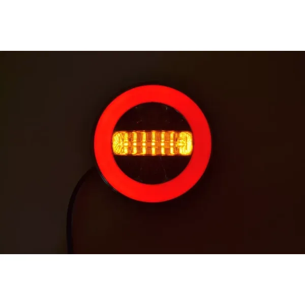 High Quality 2 pcs NEON Hamburger Rear Tail Lights 12V Tail Lamps for Trucks, Lorrie, Van, Bus. (IP67). FREE Delivery for UK mainland!