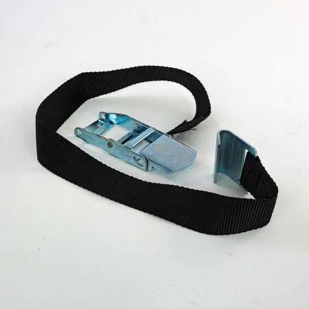 High Quality Metal Curtain Strap Stainless Steel Buckle, 700mm Polyester Webbing with Closed Rave Hook. FREE Delivery for UK and Europe!