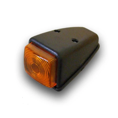 2 pcs Amber Side Marker Lights Orange Indicator Lamps 12V or 24V E-marked