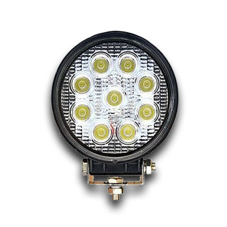 2x 27W LED Work Lights 12V-24V Epistar Flood Lamps, 1900 Lumens, 6000K. IP67 