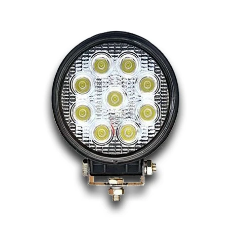 2x 27W LED Work Lights 12V-24V Epistar Flood Lamps, 1900 Lumens, 6000K. IP67 