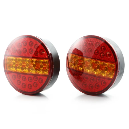 12V LED round rear lights