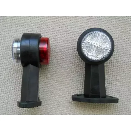 High Quality Stalk Side Marker Lights – 2 x LED Side Indicator Lamps for Trucks, Trailers, Lorries, etc. (24V). FREE Delivery for UK mainland!
