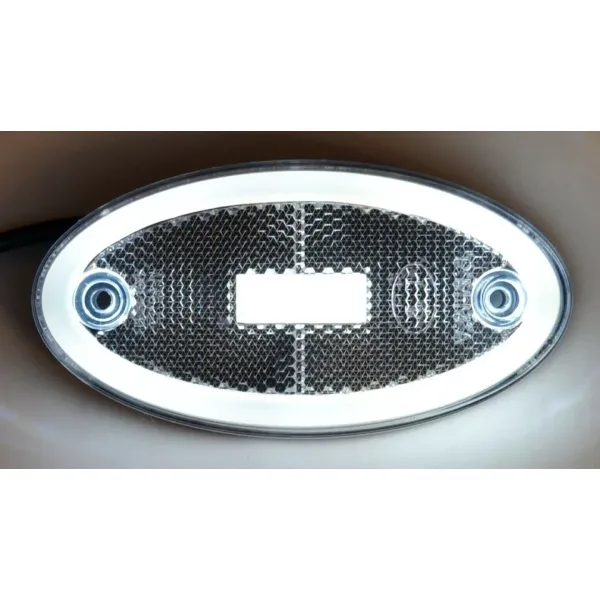 2 pcs LED 12V 24V Front Position Lights for Truck Trailer Chassis MAN DAF Volvo Scania