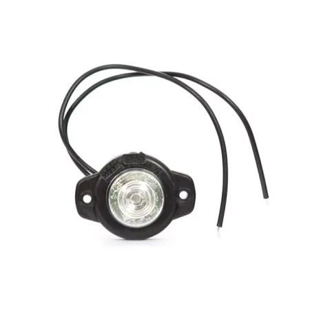 2 pcs 12V 24V Led Side White Front Marker Lights Truck Lorry Van Motorhome Bus