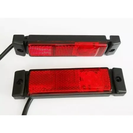 High Quality Red Rear Marker Lights 2 pcs LED 12V-24V Lorry