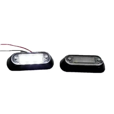 2 pcs White LED DRL Lights lamps 12V-24V Front Lamps for Scania Volvo MAN DAF
