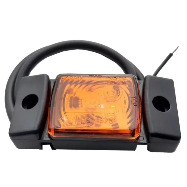 High-Quality Amber LED Marker Lights Lamps 12V - 24V 2 pcs
