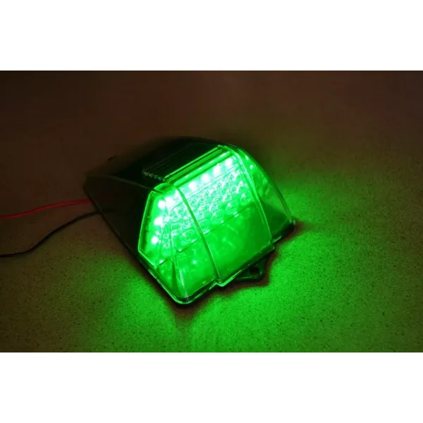 High Quality Roof Cabin Marker Lights - 2 pcs GREEN LED Side Position Lamps for 12V-24V Vehicles - Truck Lorry Van Bus Car Tipper Camper.