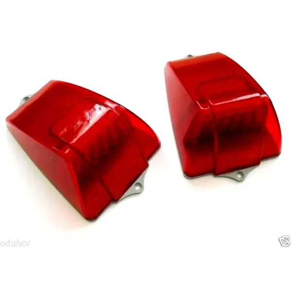 High Quality Roof Marker Lights - 2 pcs RED LED Marker Lights for 12V-24V for Truck Lorry Bus Van Camper Horsebox Motorhome. FREE Delivery