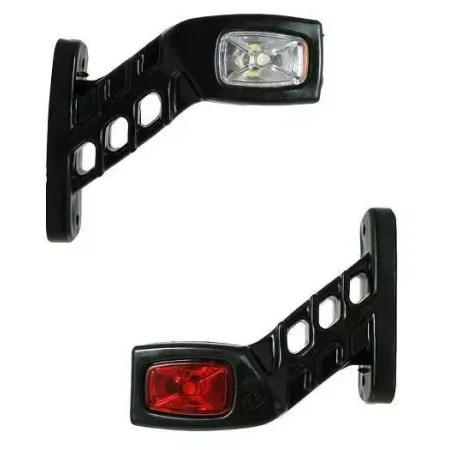 High Quality Stalk Side Marker Lights - 2 pcs LED, E-Marked, CE Approved, Waterproof, Shockproof, 12V - 24V. FREE Delivery for UK Mainland!