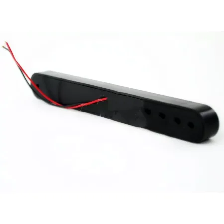 High Quality 2 pcs Amber LED Neon Long Marker Lights with Black Rubber Base – Waterproof, 12V - 24V, IP67. FREE Delivery for UK mainland!