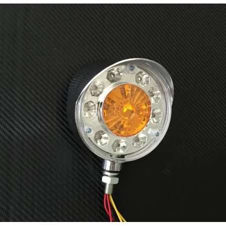 High Quality 2 x 24V LED Mirror Side Rear Marker Lights Red-Amber for Mercedes Iveco Renault Volvo Scania Daf Man. FREE Delivery for UK!