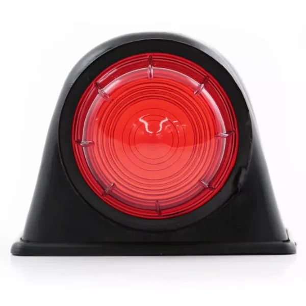High Quality Bulb Outline Marker Lights – 2x Red & Clear Side Position Lamps for 12V-24V Vehicles. FREE Delivery for UK mainland!