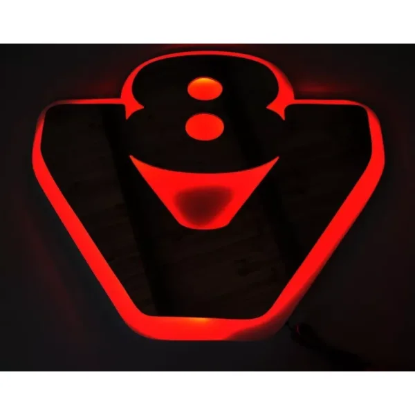 High Quality Mirror Cabin Light Sign V8 - 3D RGB NEON Interior Lamp for Trucks, 24V, Remote-Controlled. FREE Delivery for UK mainland!