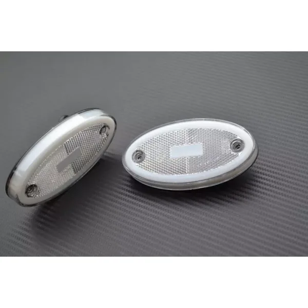 2 pcs LED 12V 24V Front Position Lights for Truck Trailer Chassis MAN DAF Volvo Scania