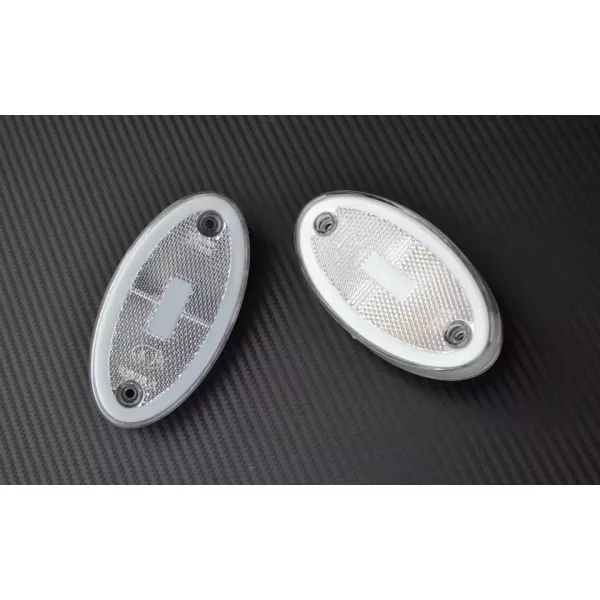 2 pcs LED 12V 24V Front Position Lights for Truck Trailer Chassis MAN DAF Volvo Scania