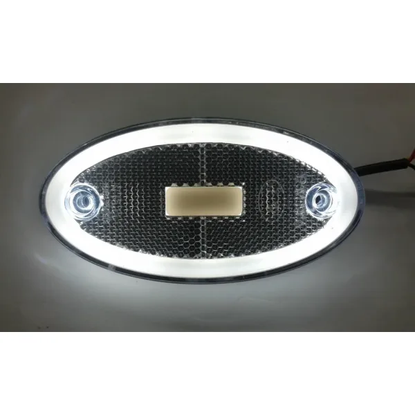 2 pcs LED 12V 24V Front Position Lights for Truck Trailer Chassis MAN DAF Volvo Scania