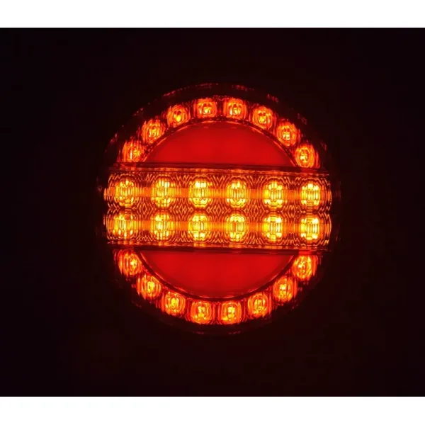 High Quality Set of 2 pcs Rear Tail Hamburger Lights - E9 Marked LED Neon for Truck, Lorry, Van Camper, Tractor. FREE Delivery for UK mainland!