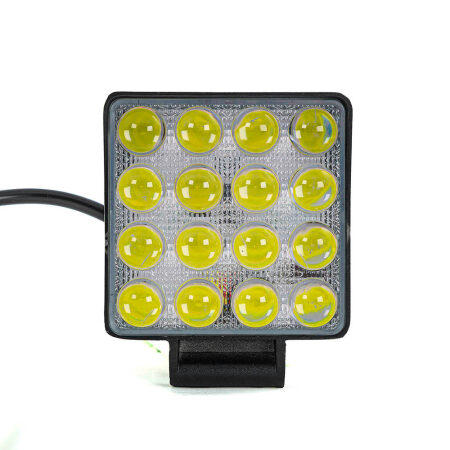 48W Spot LED Light Bars - 3300 Lumens, 3D Intensity, IP67 Waterproof, Universal Mounting for Trucks & Off-Roads