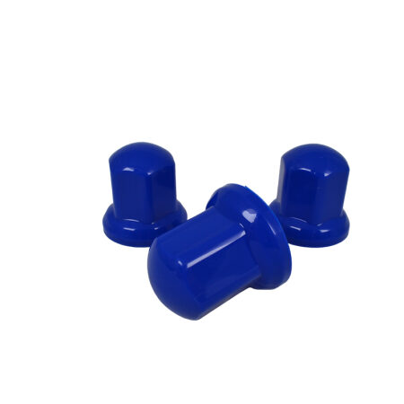 40 PCS 32mm Long Blue Lug Nut Covers for Wheel Lug Nuts – Truck, Lorry, Bus, Trailer
