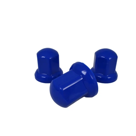 40 PCS 32mm Long Blue Lug Nut Covers for Wheel Lug Nuts – Truck, Lorry, Bus, Trailer