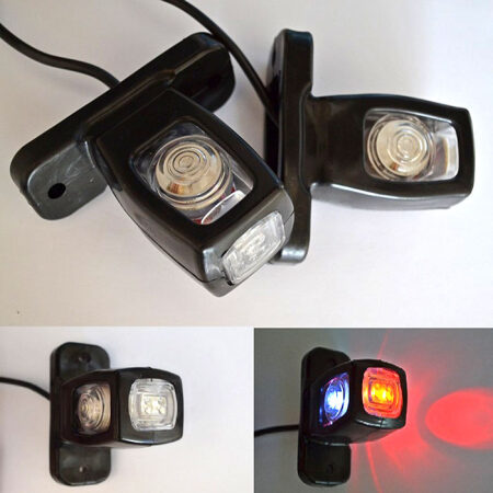 4 pcs 12V 24V LED Side Marker Lights Lorry Bus Trailer Truck for SCANIA DAF MAN VOLVO