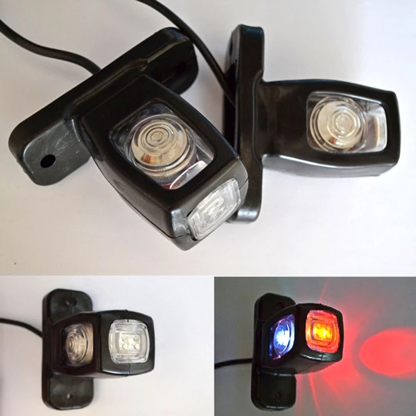 4 pcs 12V 24V LED Side Marker Lights Lorry Bus Trailer Truck for SCANIA DAF MAN VOLVO