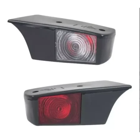 for SCANIA Red with White 12V - 24V R10W 2pcs Old School Cabin Marker Lights E4 Mark Lamps