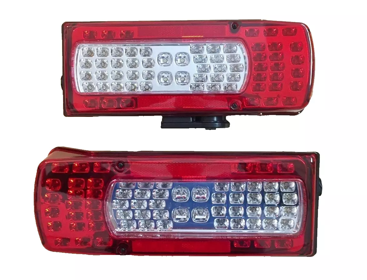 Brand New Volvo Truck Rear Combination Lights – 65 LEDs per Lamp, for 2002-2008 & 2013+ Volvo Trucks