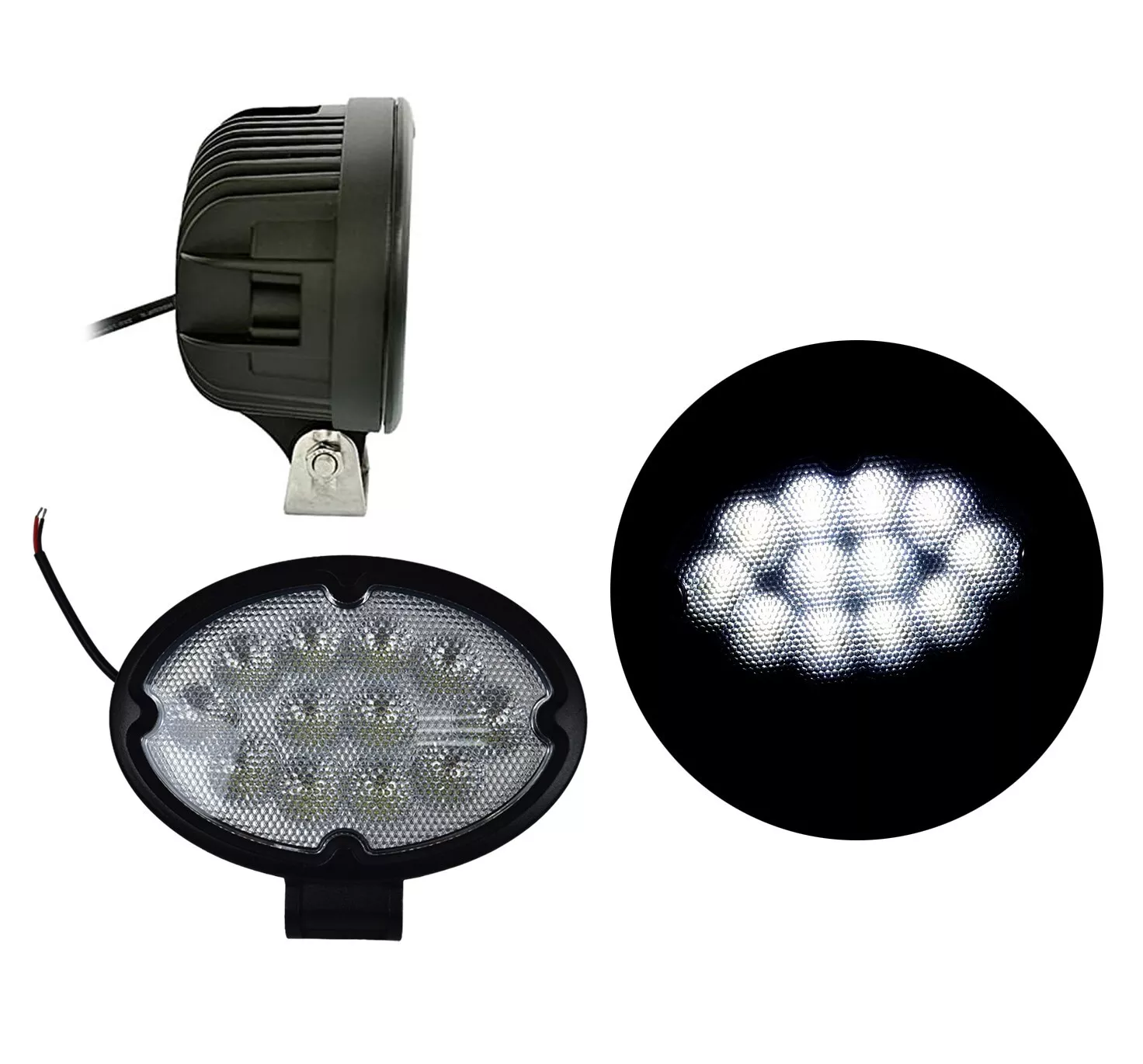 High Quality 10V-32V LED Work Light 36W Flood Beam | 2520 Lumens | 12 LEDs | IP67 Waterproof. FREE Delivery for UK and Europe!