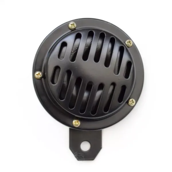 High Quality 12V Metal Disc Klaxon Horn – Powerful Electromagnetic Motorcycle Horn, 110dB Sound. FREE Delivery for UK and Europe!