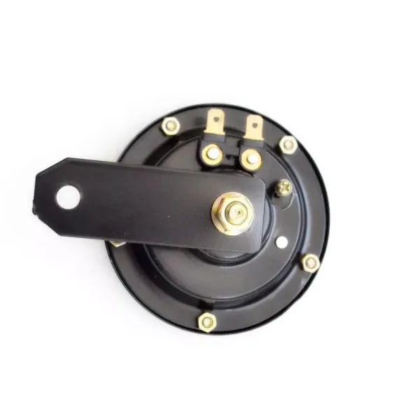 FREE Delivery for UK and Europe! High Quality 12V Metal Disc Klaxon Horn – Powerful Electromagnetic Motorcycle Horn, 110dB Sound.