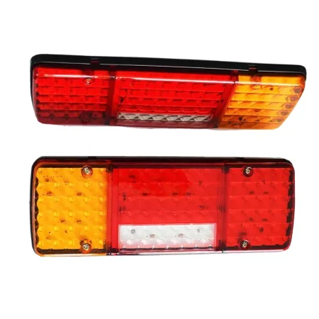 High Quality 2 pcs LED Rear Tail Lights 24V - 92 LEDs, 5 Functions, E-marked for Trucks, Trailers, and Campers. FREE Delivery for UK and Europe