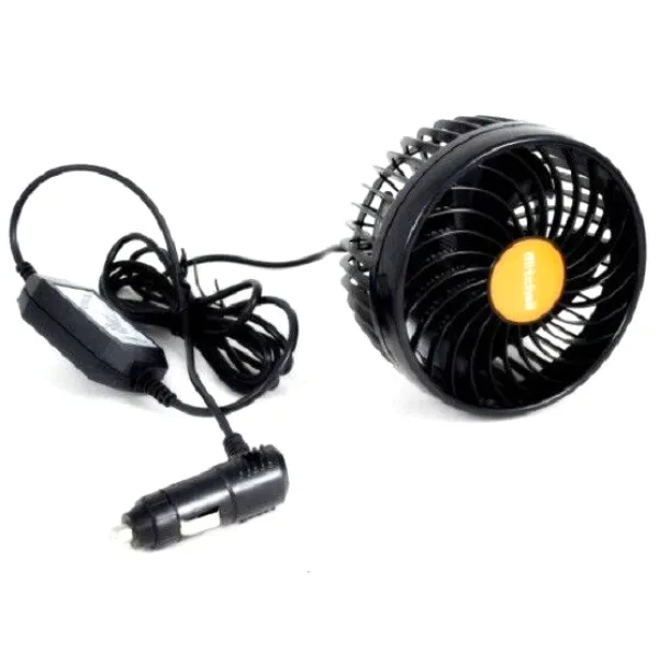Hiqh Quality 12V Oscillating Fan, Compact 2-Speed Car Fan with Suction Mount & Cigarette Plug. FREE Delivery for UK and Europe!