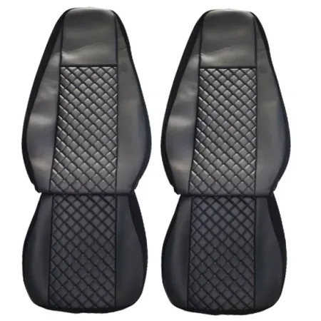 High Quality Eco Leather Seat Covers for SCANIA R (2006-2020) – Black, High-Quality PU Leather, Made in EU. FREE Delivery for UK and Europe!