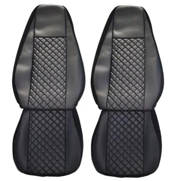 High Quality Eco Leather Seat Covers for SCANIA R (2006-2020) – Black, High-Quality PU Leather, Made in EU. FREE Delivery for UK and Europe!