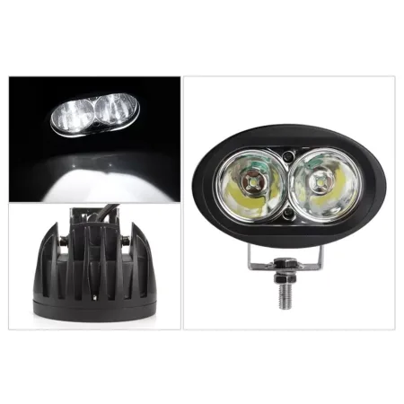 High Quality LED DRL Light 20W | 1600 Lumens | IP67 Waterproof | 10V-30V Motorcycle Compatible. FREE Delivery for UK and Europe!