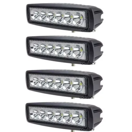 4 pcs 12V-24V 18W High Quality LED Daytime Running Lights