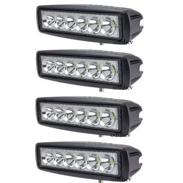 4 pcs 12V-24V 18W High Quality LED Daytime Running Lights