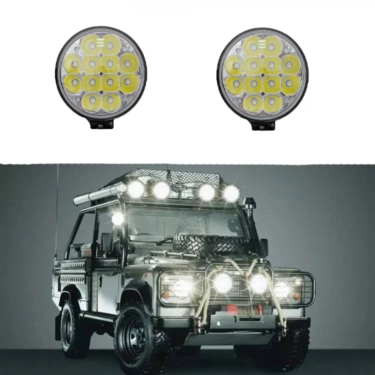 High Quality 2 pcs Powerful LED Driving Lights 36W Spot Beam with High/Low Function | IP67 Waterproof. FREE Delivery for UK and Europe!