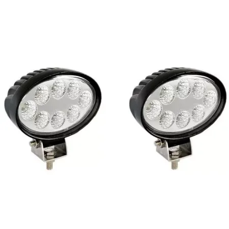 High Quality 2 pcs 24W LED Flood Work Lights| 6500K White| IP67 Waterproof for Truck Lorry Van Bus Camper. FREE Delivery for UK and Europe!