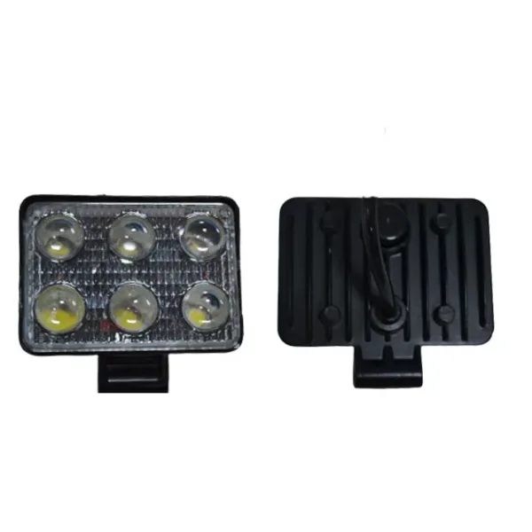 High Quality compact 3D LED work lights, 18W each, flood/spot beam, IP67 waterproof, 6500K white light. FREE Delivery for UK and Europe!