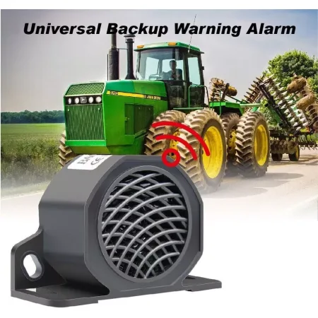 High Quality Black Metal Reversing Beeper | Powerful Backup Alarm with 102-105dB Sound for Vehicles 12V to 24V. FREE Delivery for Europe, UK